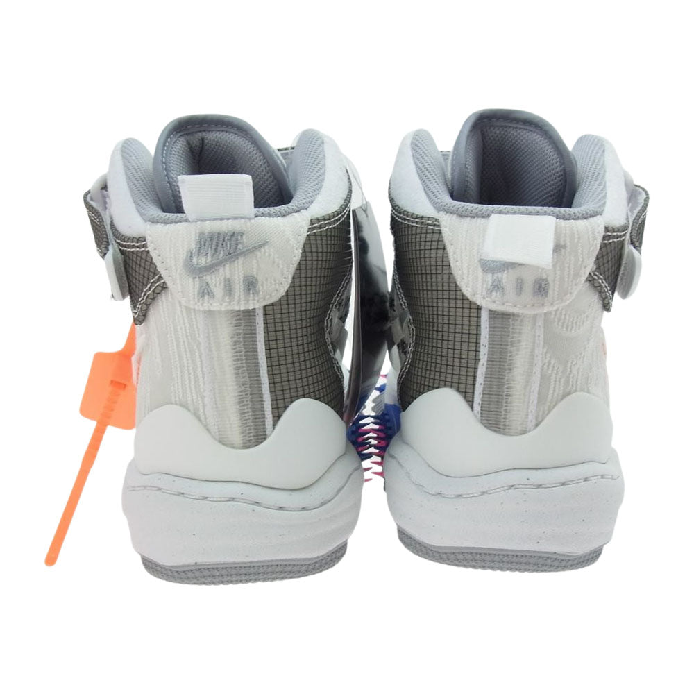 NIKE ナイキ DO6290-100 × OFF-WHITE AIR FORCE 1 MID SP オフホワイト エア フォース 1 ミッド スニーカー ホワイト系 26.5【新古品】【未使用】【中古】