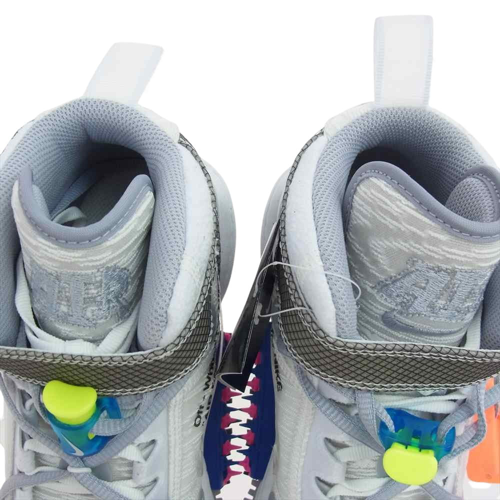 NIKE ナイキ DO6290-100 × OFF-WHITE AIR FORCE 1 MID SP オフホワイト エア フォース 1 ミッド スニーカー ホワイト系 26.5【新古品】【未使用】【中古】