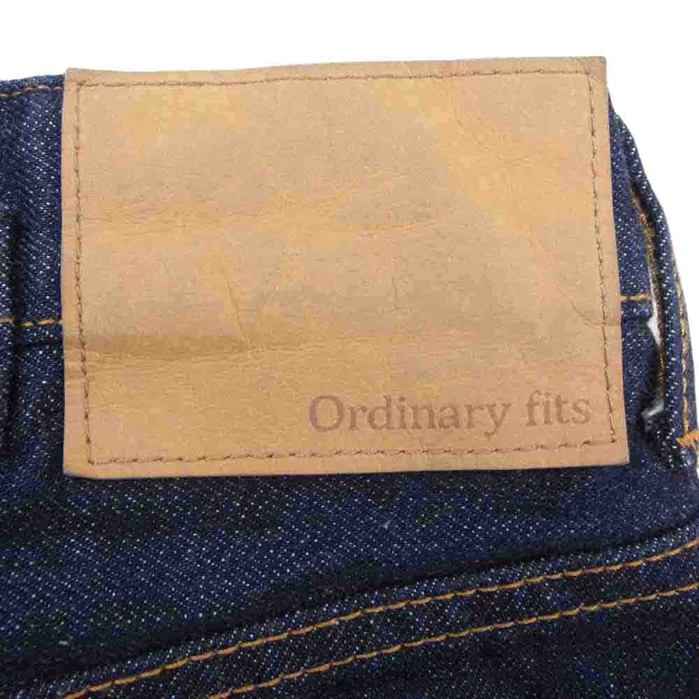 オーディナリーフィッツ シンチバック デニム パンツ インディゴブルー系 30【中古】