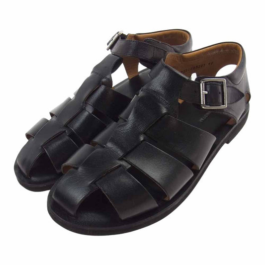 alfredoBANNISTER アルフレッドバニスター レザー グルカ サンダル ブラック系 42【中古】