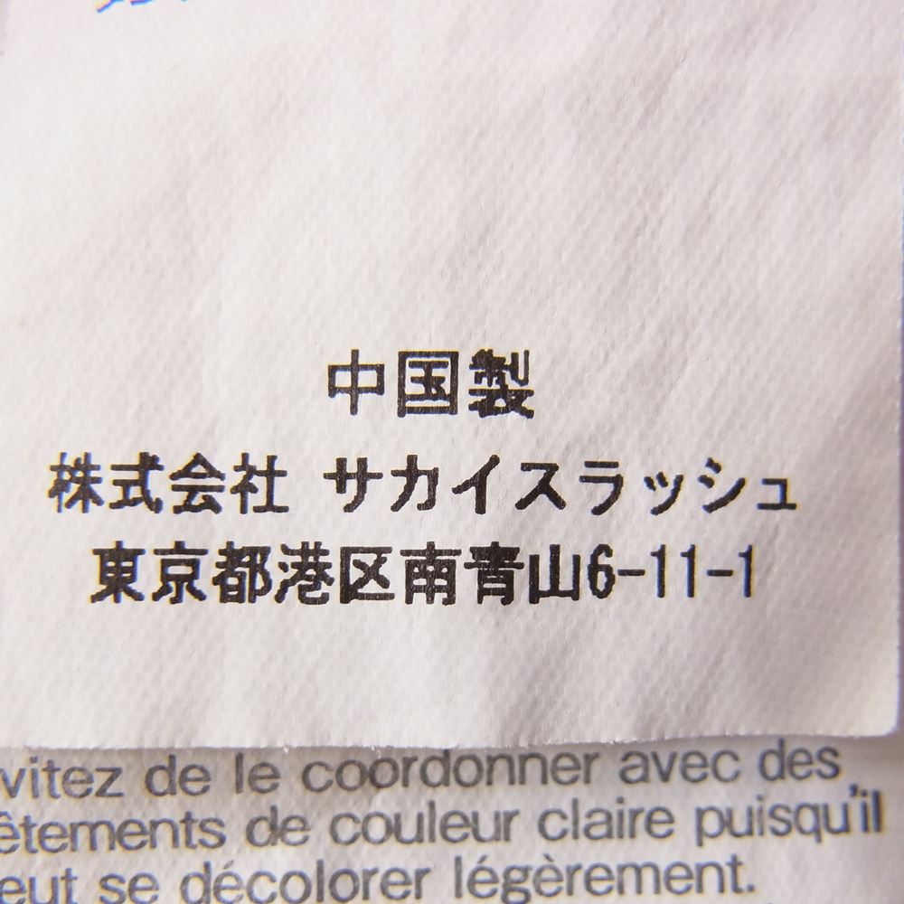 Sacai サカイ 21SS 21-0175S Hank Willis Thomas Graphic L/S レイヤード バックプリント 長袖カットソー ブラック系 1【中古】