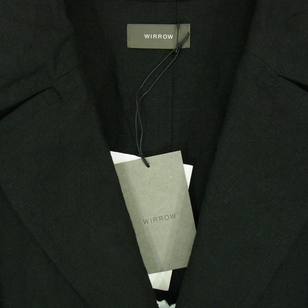 ウィロウ 15486-120 Bamboo Linen Over Coat バンブーリネン オーバーサイズ コート ブラック系 1【中古】