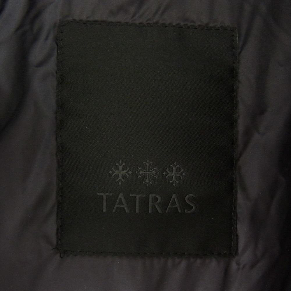 TATRAS タトラス LTA20A4571 LAVIANA ラヴィアナ ラクーンファー フード付き ウール ダウンジャケット ダウンコート ブラック系 01【中古】