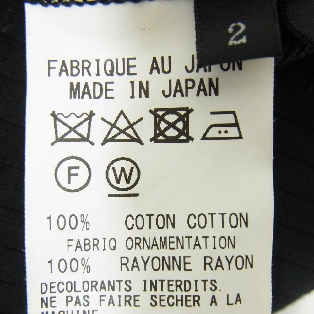 Yohji Yamamoto ヨウジヤマモト TAKESHI KOSAKA by Y’s Pink Lab バンダナ ドッキング ノースリーブ カットソー ブラック系 2【中古】