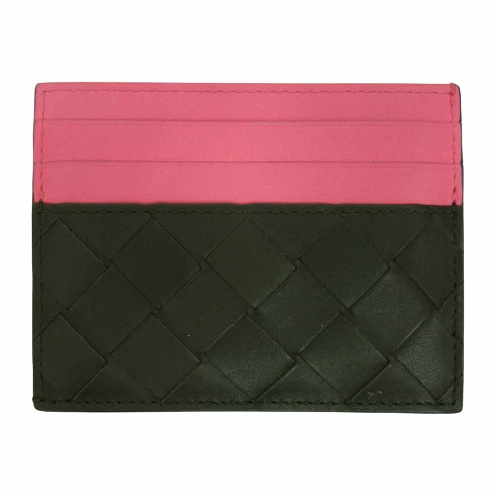BOTTEGAVENETA ボッテガヴェネタ イントレチャート カードケース ブラック系【中古】