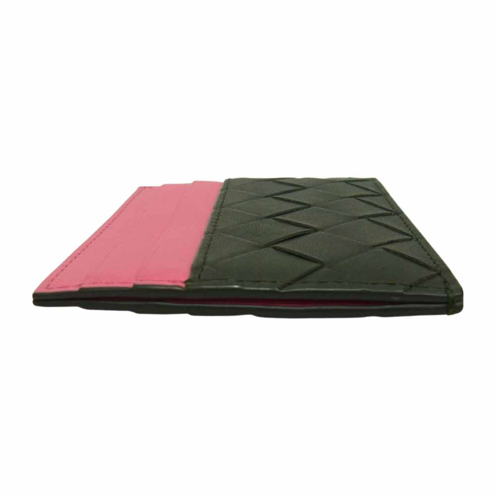 BOTTEGAVENETA ボッテガヴェネタ イントレチャート カードケース ブラック系【中古】