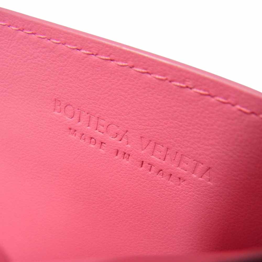 BOTTEGAVENETA ボッテガヴェネタ イントレチャート カードケース ブラック系【中古】