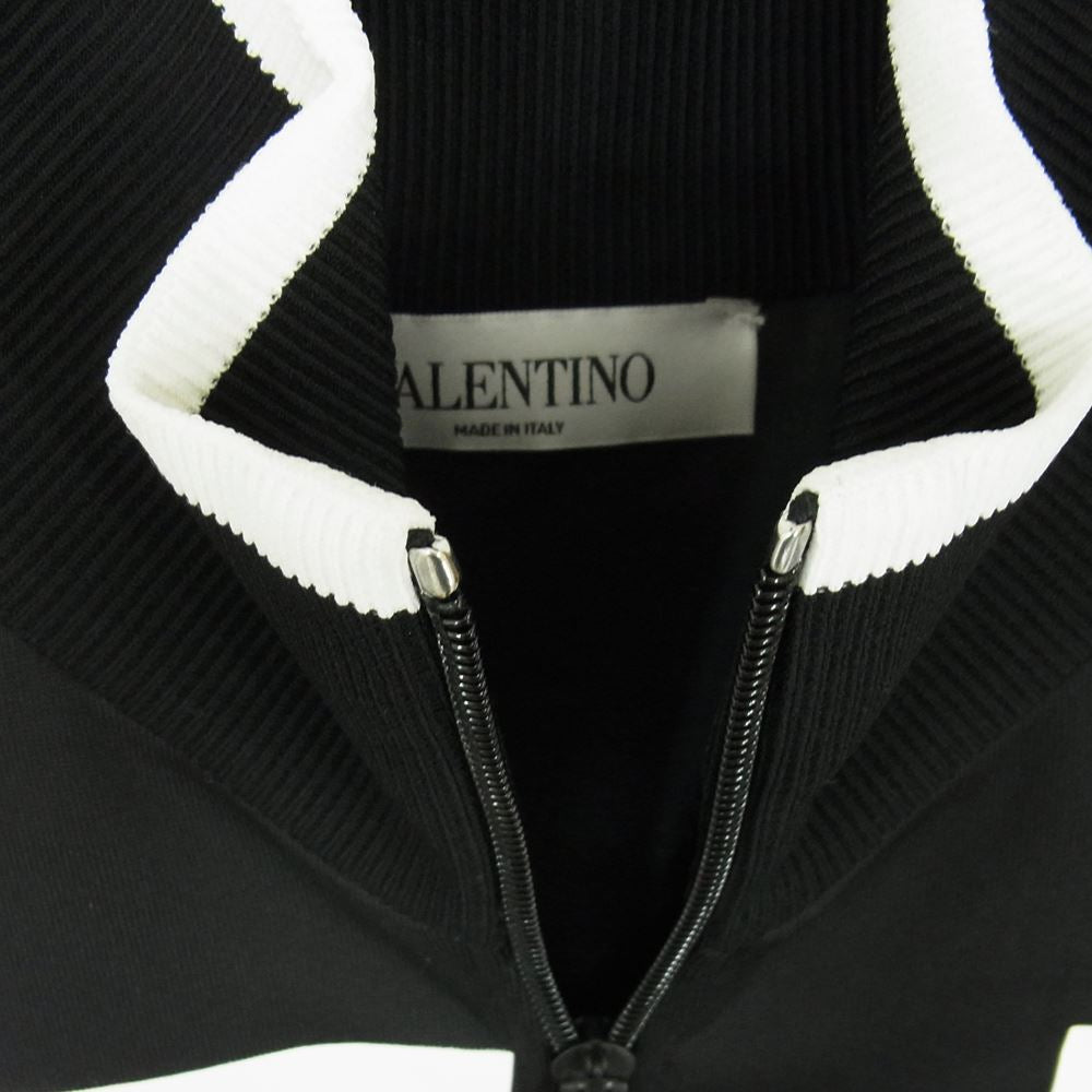 VALENTINO ヴァレンティノ SB3MF02L4SU V Logo Track Jacket ロゴ トラック ジャケット ブラック系  S【美品】【中古】
