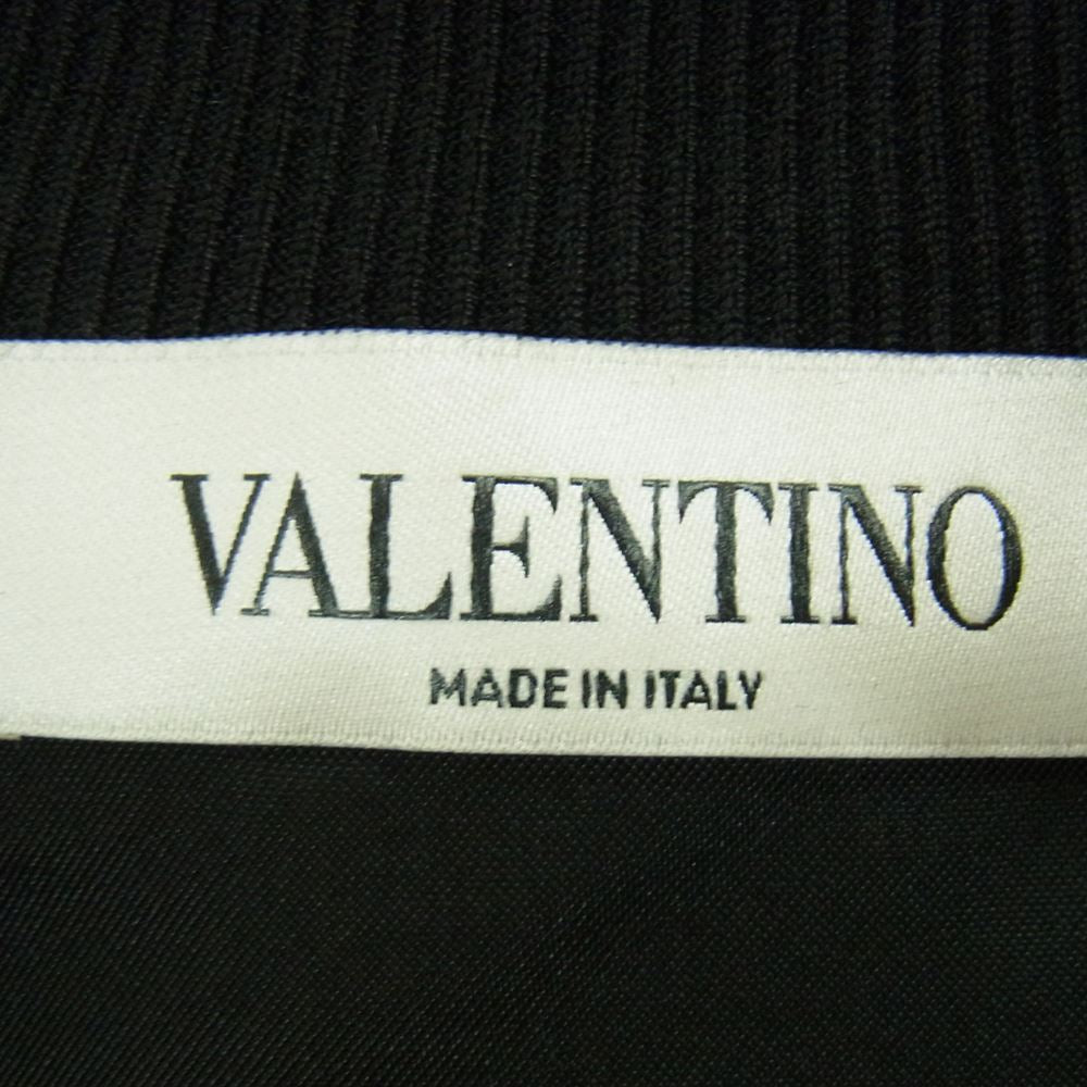VALENTINO ヴァレンティノ SB3MF02L4SU V Logo Track Jacket ロゴ トラック ジャケット ブラック系 S【美品】【中古】