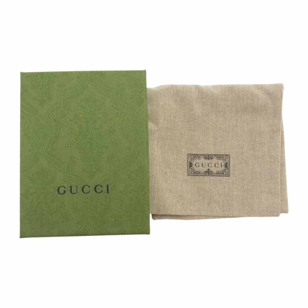 GUCCI グッチ 6759641 GGマーモント AirPods Pro ケース ブラック系 ゴールド系【中古】