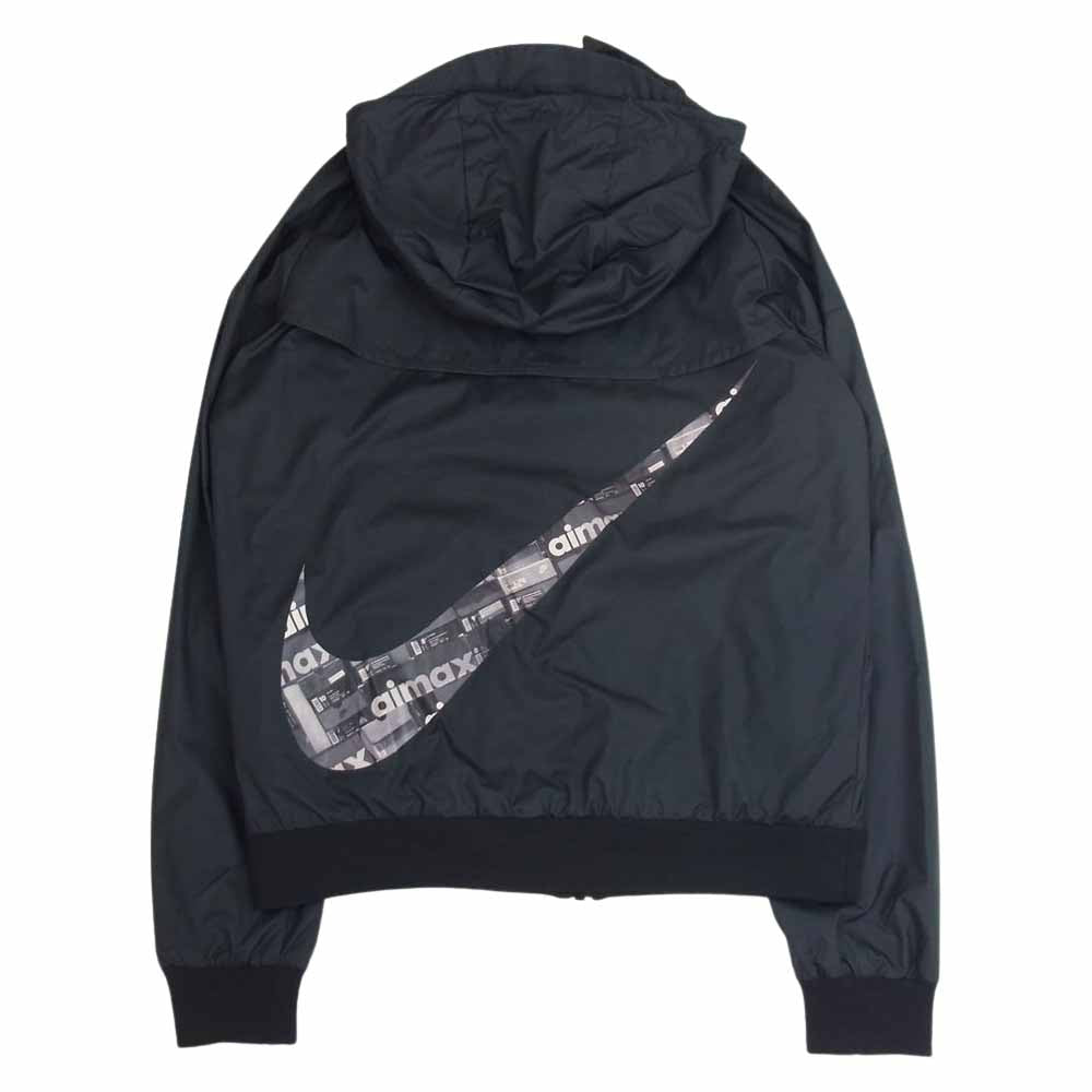 NIKE ナイキ AT6834-013 atmos アトモス NSW AIRMAX JKT エアマックス ナイロン ジャケット ブラック系 グリーン系 S【中古】