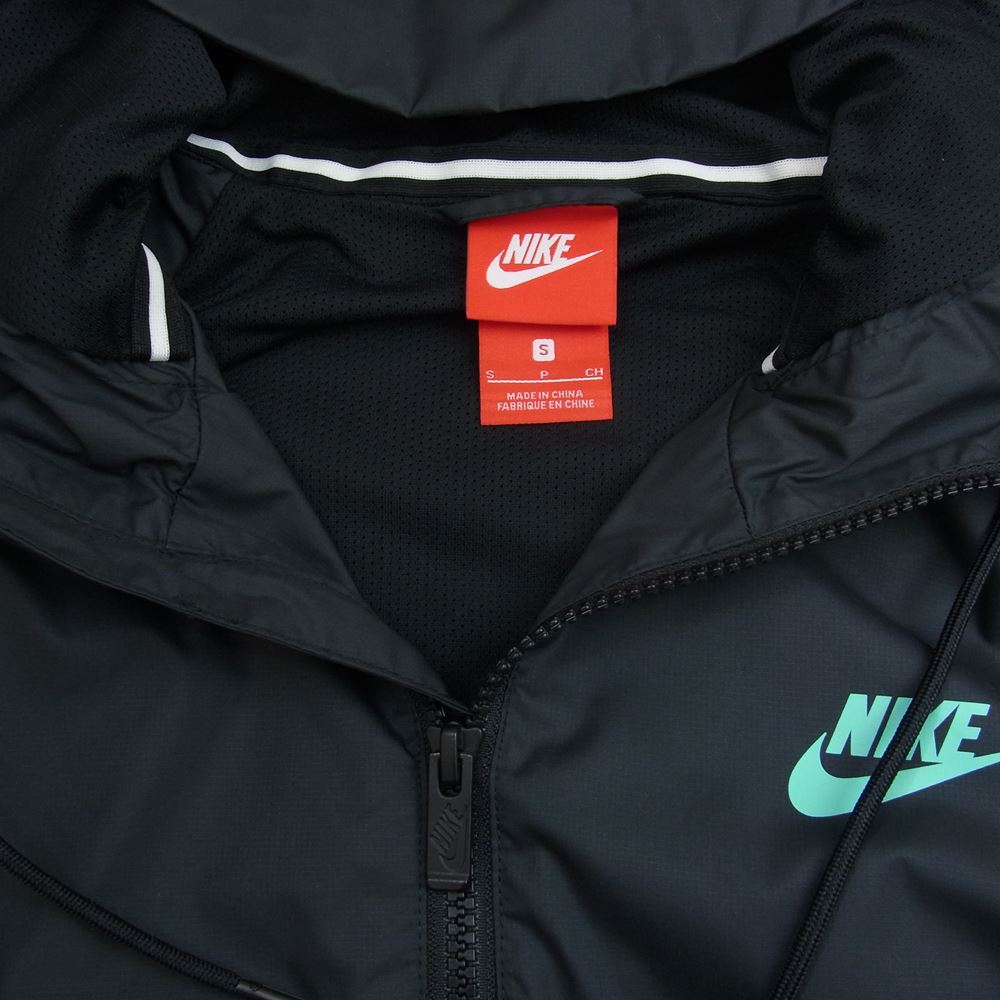 NIKE ナイキ AT6834-013 atmos アトモス NSW AIRMAX JKT エアマックス ナイロン ジャケット ブラック系 グリーン系 S【中古】
