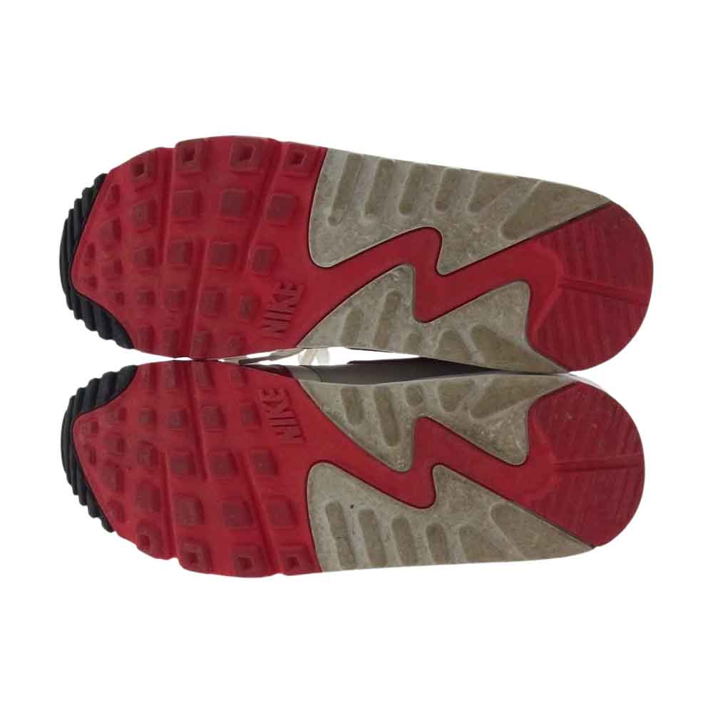 NIKE ナイキ AJ7695-100 AIR MAX 90 エアマックス 90 スニーカー ホワイト系 レッド系 グレー系 26.5cm【中古】