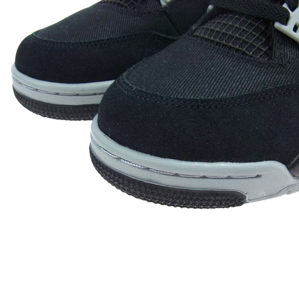 NIKE AIR JORDAN ナイキ ジョーダン DH7138-006 4 SE Black and Light Steel ブラック アンド ライト スティール スニーカー ブラック系 27.5cm【新古品】【未使用】【中古】
