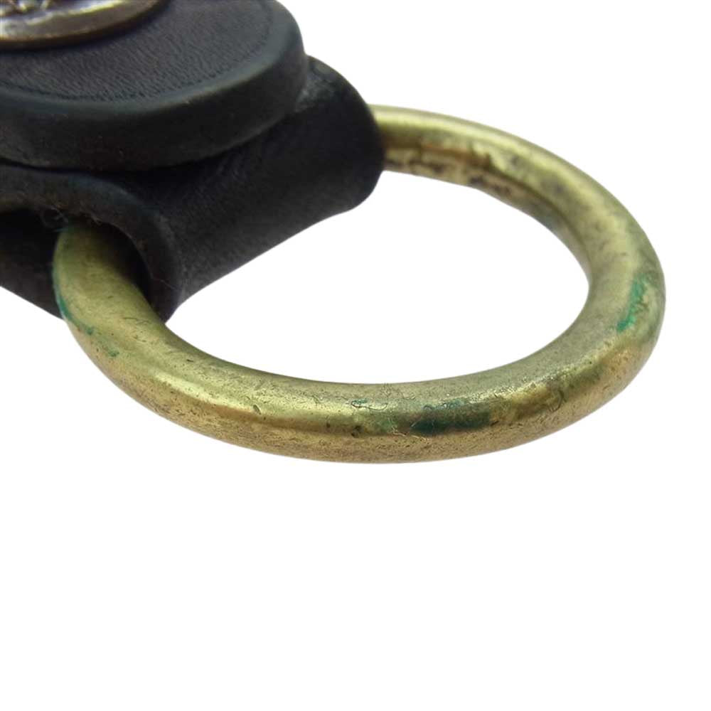 STOPLIGHT ストップライト クロスコンチョ付き レザー ベルトループ ブラック ブラック系【中古】