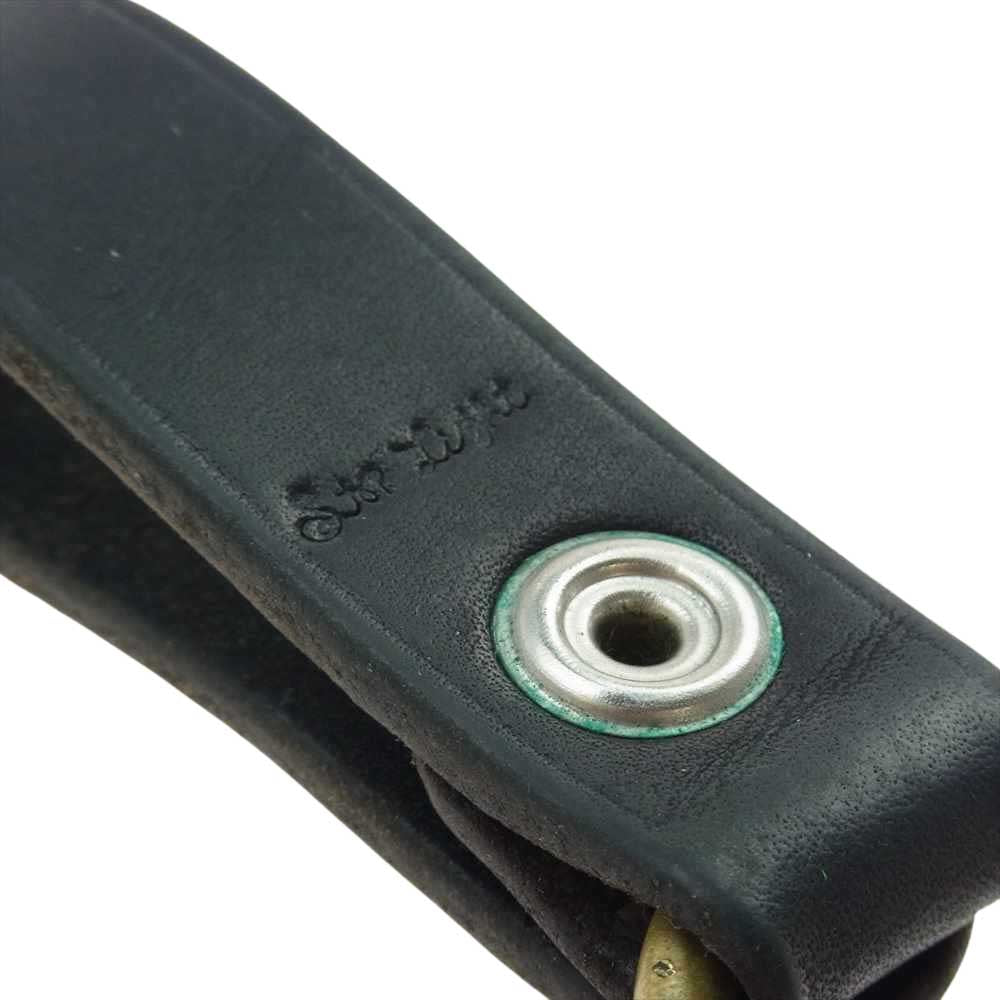 STOPLIGHT ストップライト クロスコンチョ付き レザー ベルトループ ブラック ブラック系【中古】