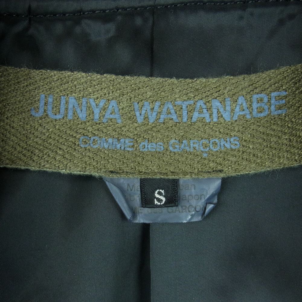 JUNYA WATANABE COMME des GARCONS ジュンヤワタナベコムデギャルソン JS-J002 AD2016 FAUX LEATHER DOUBLE RIDERS JACKET フェイクレザー ダブル ライダース ジャケット ブラック系 S【中古】