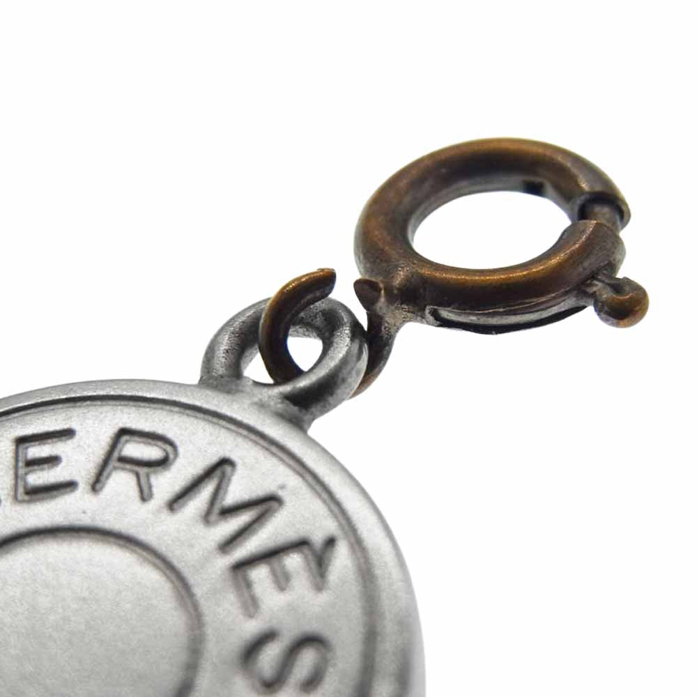 HERMES エルメス セリエ チャーム ペンダント トップ シルバー系【中古】