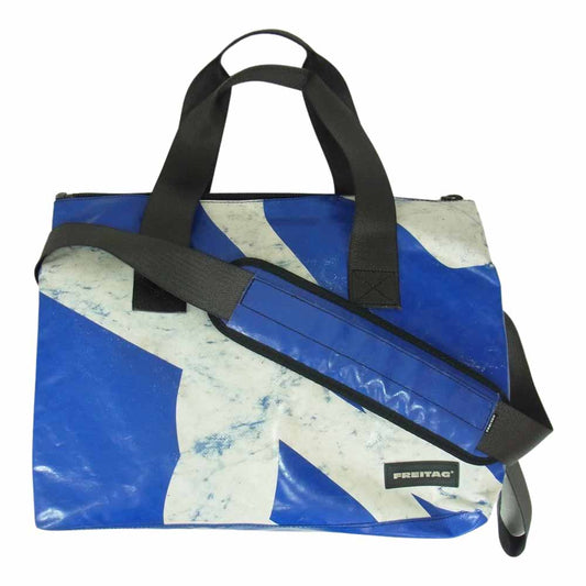 FREITAG フライターグ 2WAY ショルダー ハンド トート バッグ ブルー系【中古】