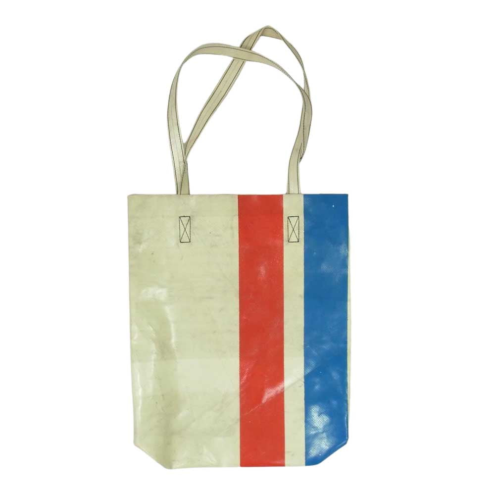 FREITAG フライターグ トート バッグ ブルー×ホワイト×レッド オフホワイト系【中古】