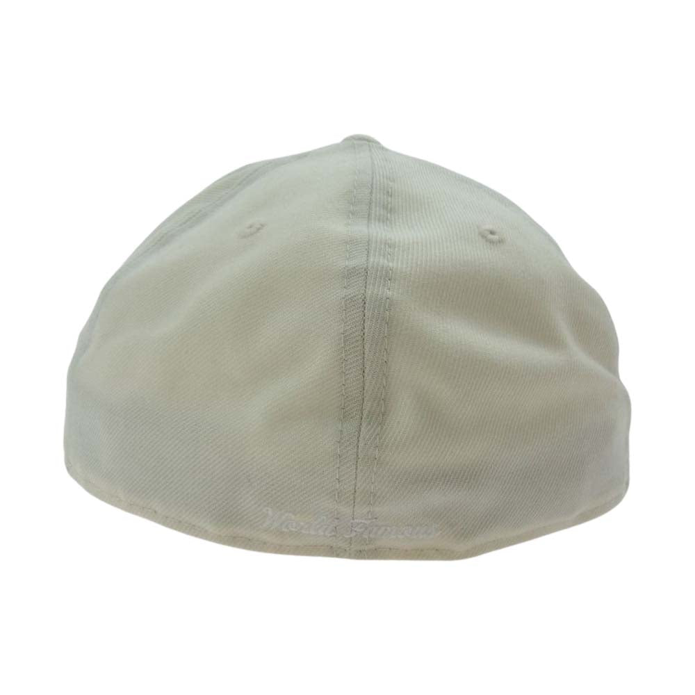 Supreme シュプリーム 20AW World Famous Box Logo New Era Cap ニューエラ ボックスロゴ キャップ オフホワイト系 7 5/8【中古】