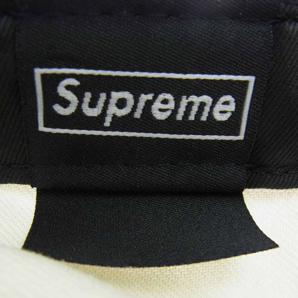 Supreme シュプリーム 20AW World Famous Box Logo New Era Cap ニューエラ ボックスロゴ キャップ オフホワイト系 7 5/8【中古】