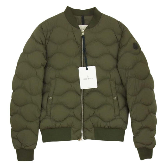 MONCLER モンクレール BORELY キルティング パテッド ダウンジャケット カーキ系 2【極上美品】【中古】