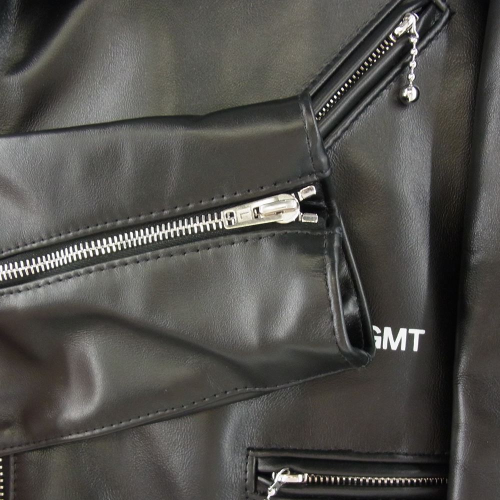 MONCLER モンクレール GENIUS × Lewis Leathers × FRAGMENT DWAYNE CYCLONE ジーニアス ルイスレザー フラグメント ドウェイン サイクロン レザー ライダースジャケット ブラック系 36【新古品】【未使用】【中古】