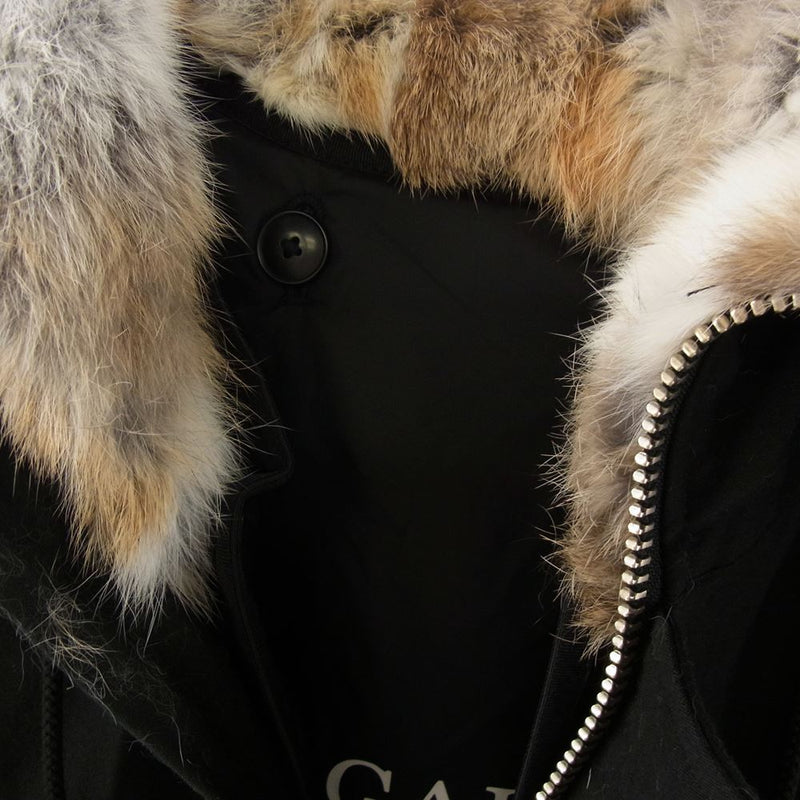 RUDE GALLERY ルードギャラリー 68948-3 Rabbit Fur Sherpa Warm Down Coat Jacket ラビット ファー シェルパ ウォーム パーカ ダウン コート ブラック系 3【美品】【中古】