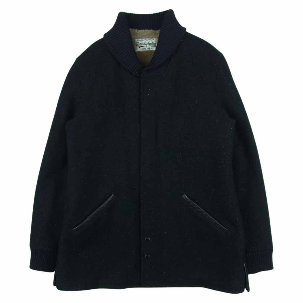 WACKO MARIA ワコマリア 15AW 15FW-WMO-CO11 WOLF'S HEAD ウルフズヘッド CAR CLUB JACKET カー クラブ ジャケット ブラック系 M【美品】【中古】