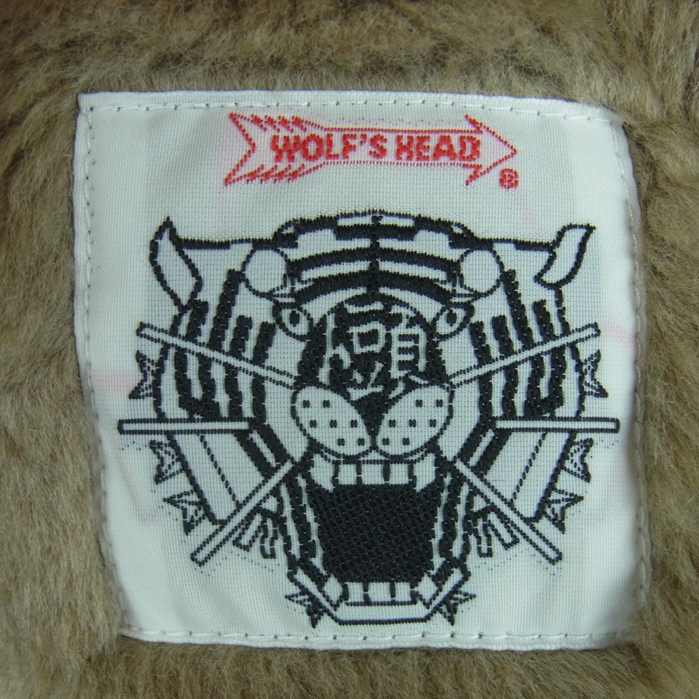 WACKO MARIA ワコマリア 15AW 15FW-WMO-CO11 WOLF'S HEAD ウルフズヘッド CAR CLUB JACKET カー クラブ ジャケット ブラック系 M【美品】【中古】
