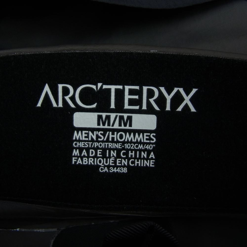 ARC'TERYX アークテリクス 22131 BEAMS ビームス 別注 BETA ベータ マウンテン パーカ ジャケット ブラック系 ブルー系 M【中古】