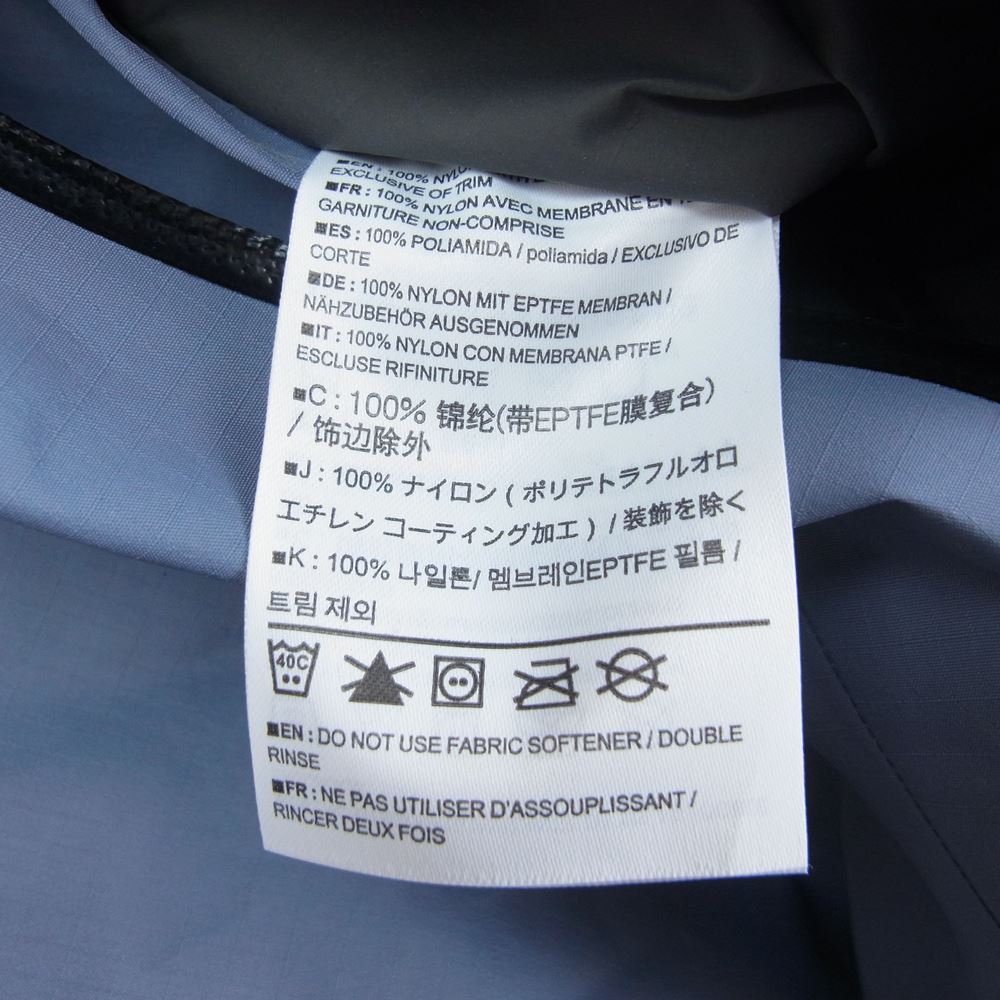 ARC'TERYX アークテリクス 22131 BEAMS ビームス 別注 BETA ベータ マウンテン パーカ ジャケット ブラック系 ブルー系 M【中古】