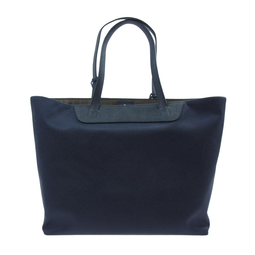 PELLE MORBIDA ペッレモルビダ pmo-ca113 CA113 パスケース ＆ ホイッスル カジュアル トート バッグ ネイビー ダークネイビー系【新古品】【未使用】【中古】
