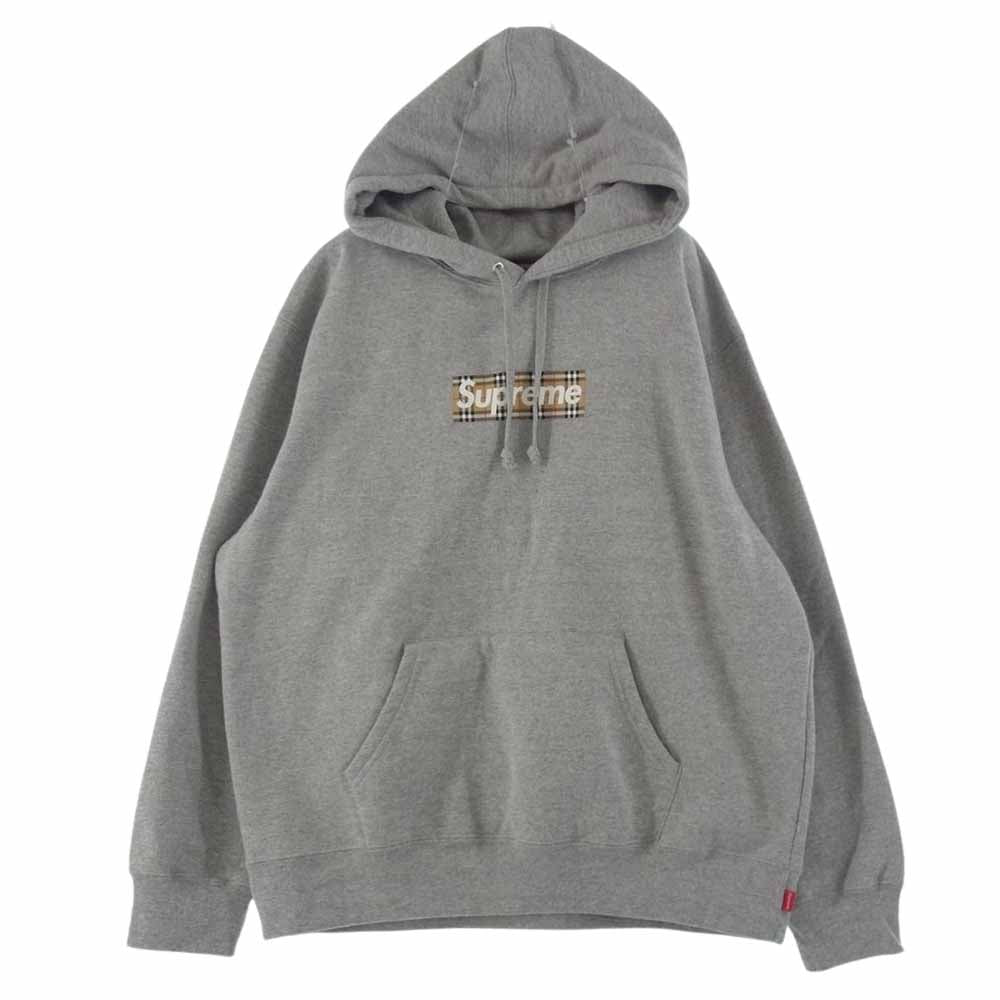 Supreme シュプリーム 22SS × Burberry Box Logo Hooded Sweatshirt