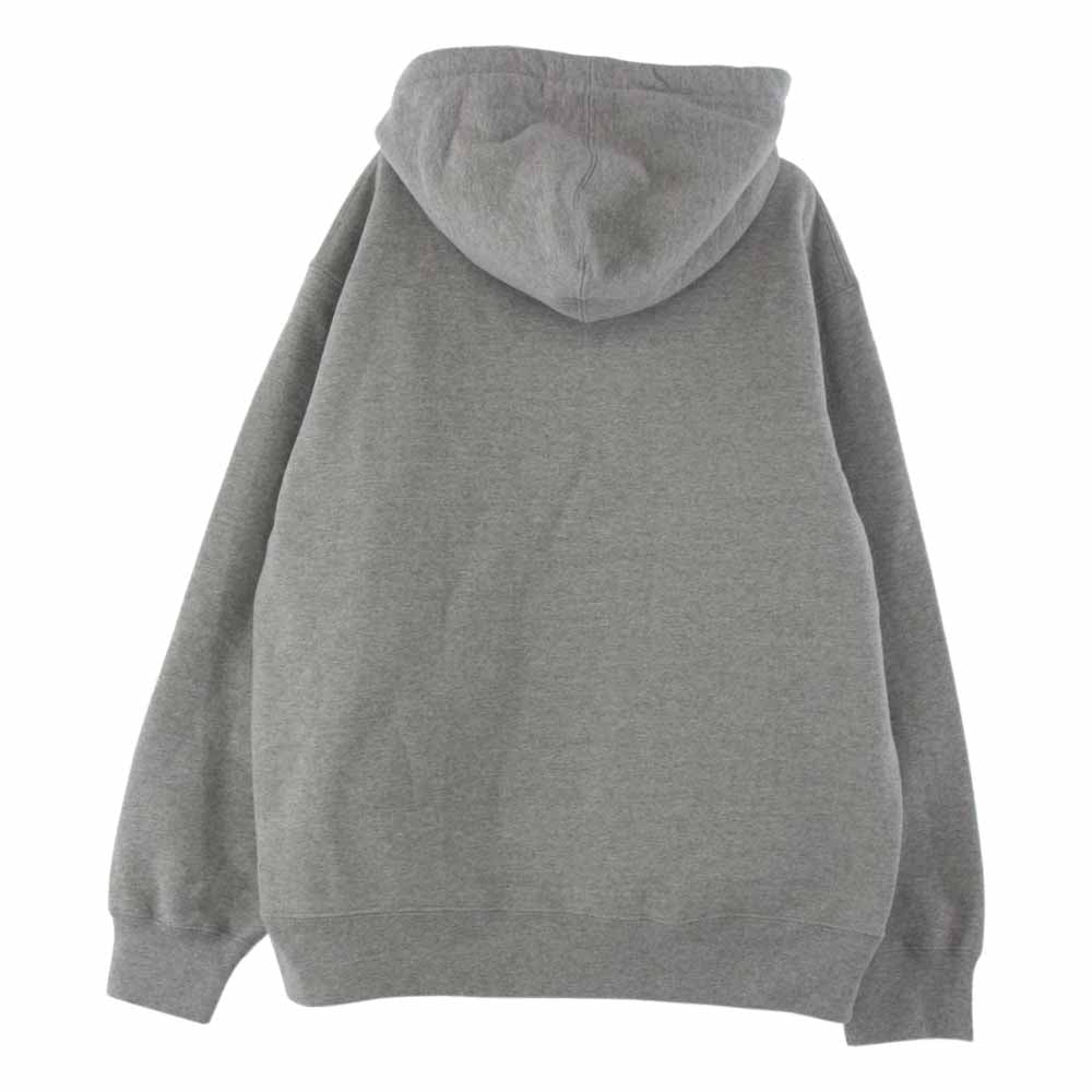 Supreme シュプリーム 22SS  × Burberry Box Logo Hooded Sweatshirt バーバリー ボックス ロゴ パーカー スウェットパーカー フーディ グレー系 S【中古】