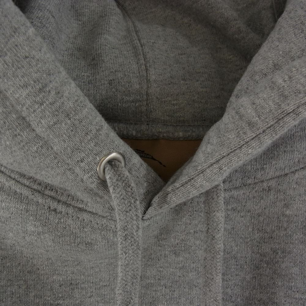 Supreme シュプリーム 22SS  × Burberry Box Logo Hooded Sweatshirt バーバリー ボックス ロゴ パーカー スウェットパーカー フーディ グレー系 S【中古】