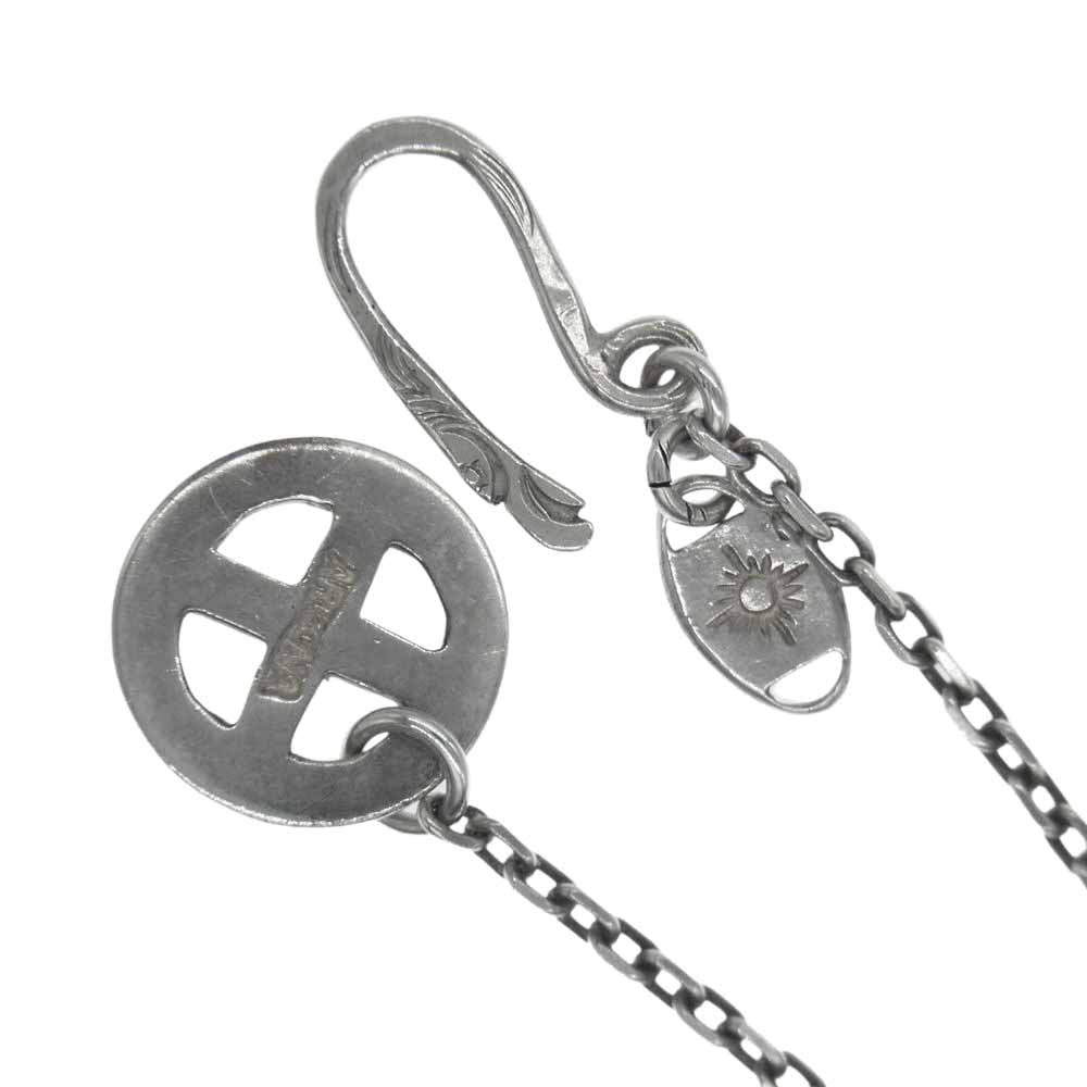 ARIZONA FREEDOM アリゾナフリーダム K18 太陽神 ホイール プレート イーグルフック チェーン ネックレス SV925 チェーン39cn 【中古】