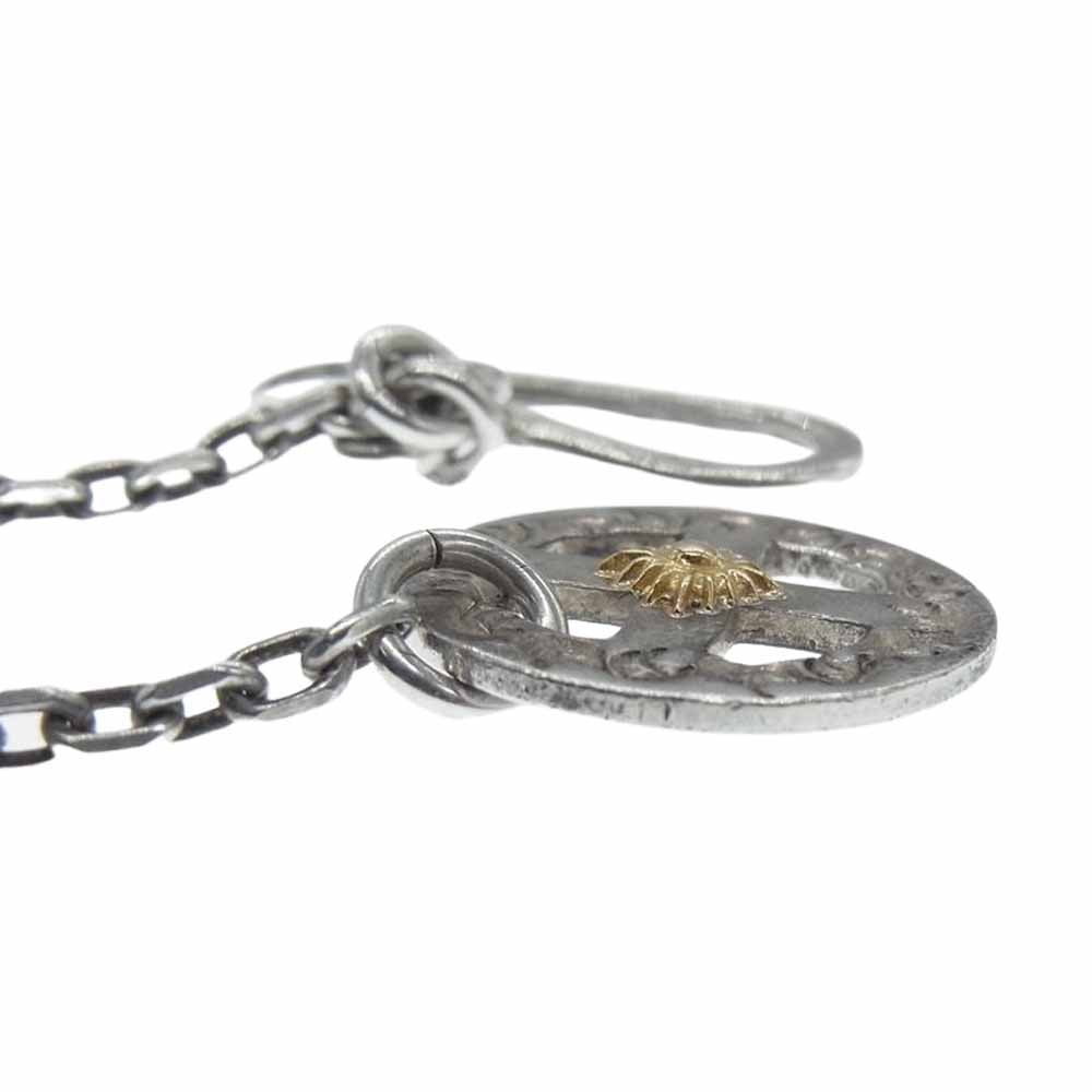 ARIZONA FREEDOM アリゾナフリーダム K18 太陽神 ホイール プレート イーグルフック チェーン ネックレス SV925 チェーン39cn 【中古】