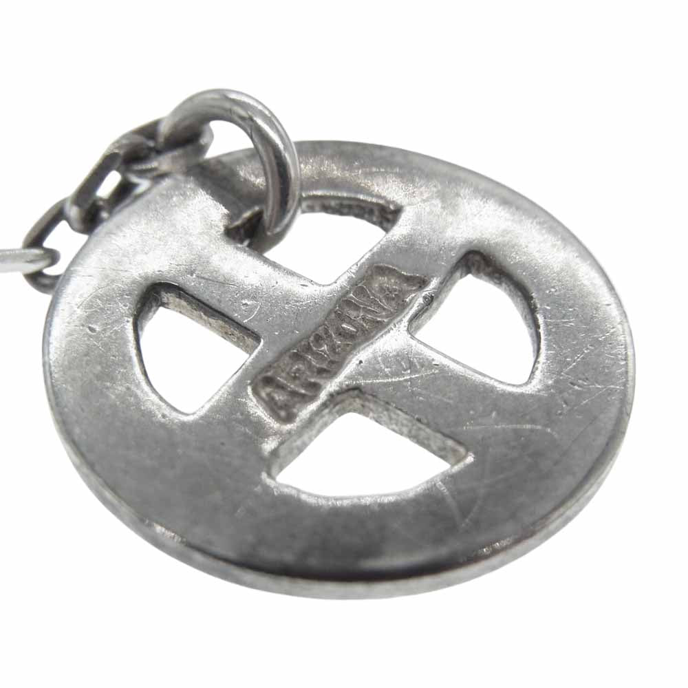 ARIZONA FREEDOM アリゾナフリーダム K18 太陽神 ホイール プレート イーグルフック チェーン ネックレス SV925 チェーン39cn 【中古】