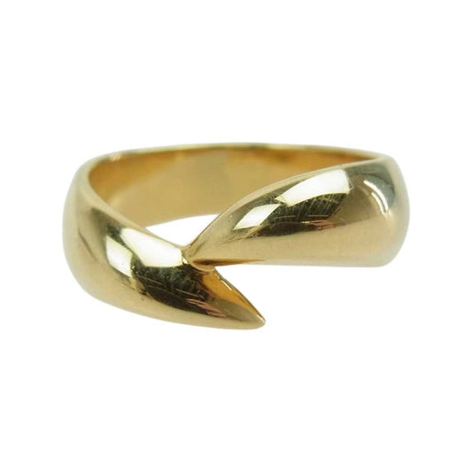 サンメイア One Wave Ring K18 リング 11号 ゴールド系【中古】