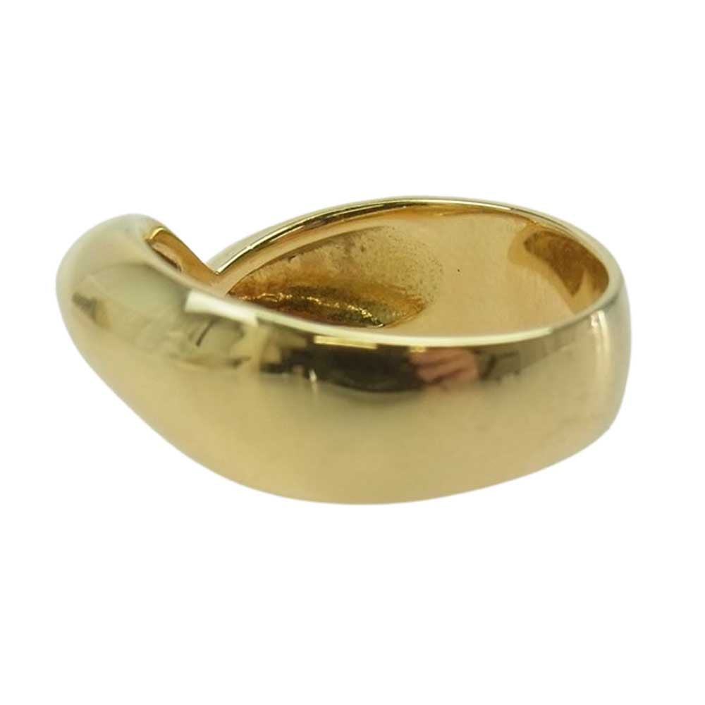 サンメイア One Wave Ring K18 リング 11号 ゴールド系【中古】