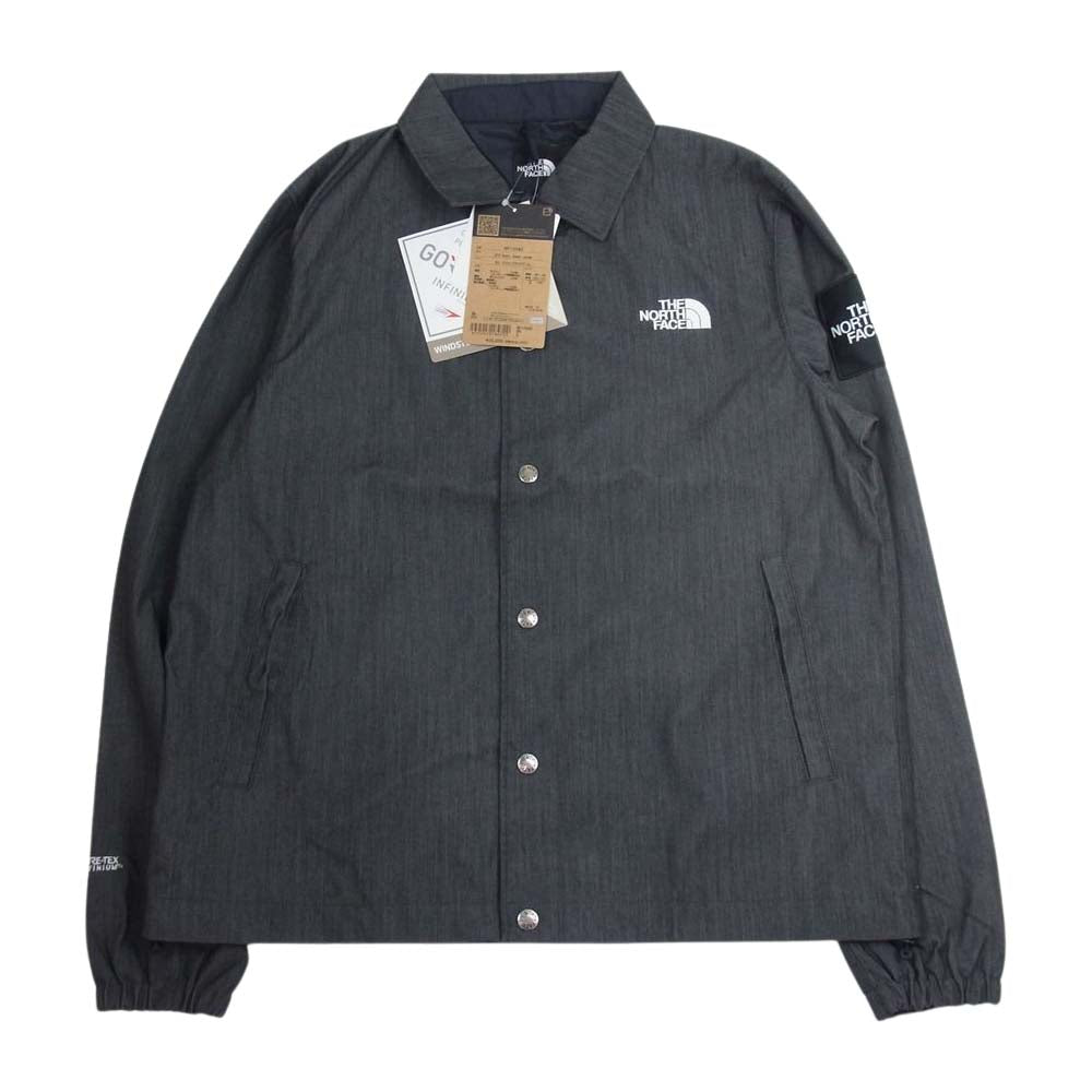 THE NORTH FACE ノースフェイス NP12042  GTX デニム コーチ ジャケット ブラックデニム インディゴブルー系 S【新古品】【未使用】【中古】