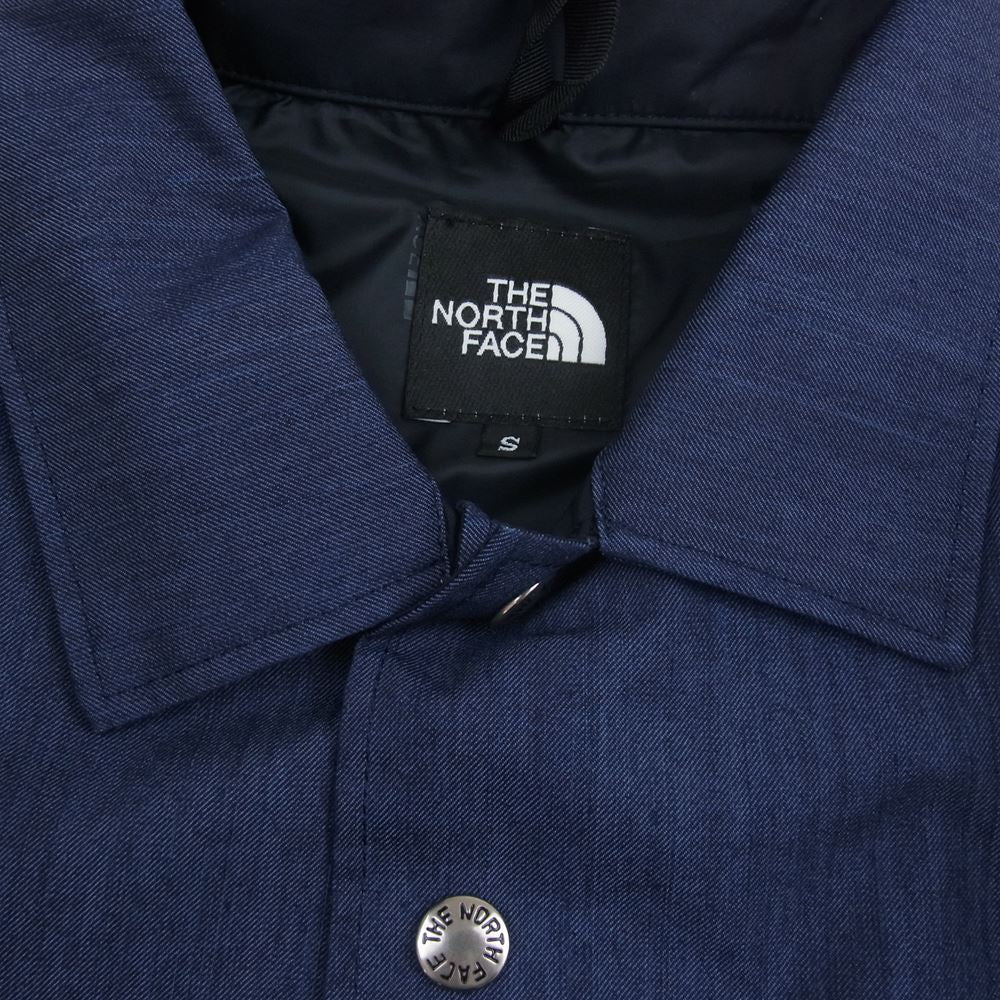 THE NORTH FACE ノースフェイス NP12042 GTX デニム コーチ ジャケット インディゴデニム インディゴブルー系 S【新古品】【未使用】【中古】