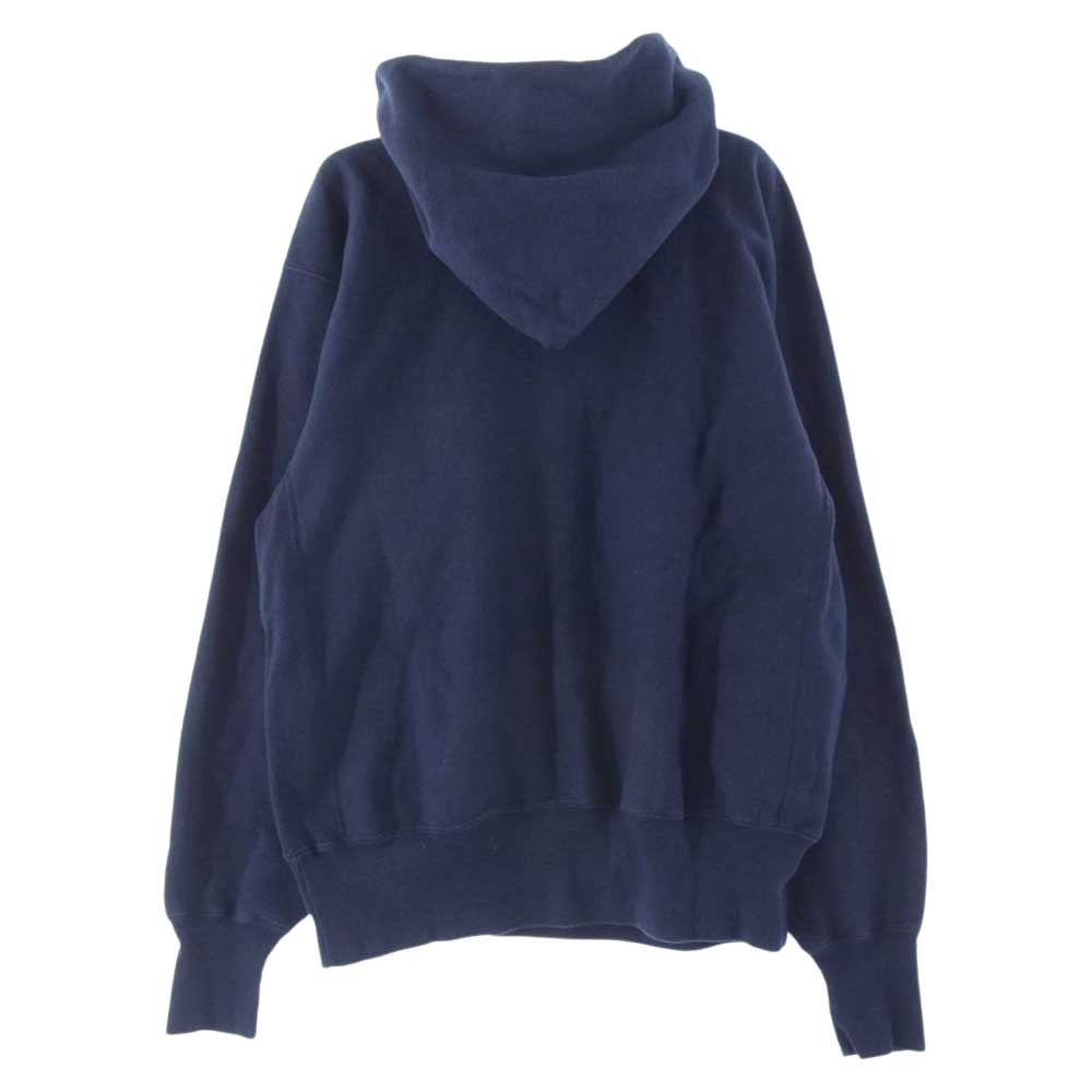 Champion チャンピオン 90s USA製 ビンテージ 刺繍タグ REVERSE WEAVE リバースウィーブ スウェットパーカー ネイビー系【中古】