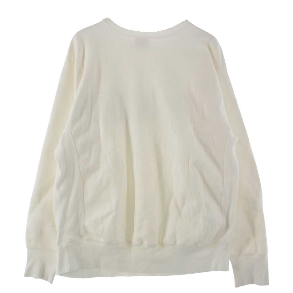 Champion チャンピオン 80s USA製 ビンテージ REVERSE WEAVE リバースウィーブ トリコタグ カレッジ ロゴ スウェット ホワイト系 ブルー系【中古】