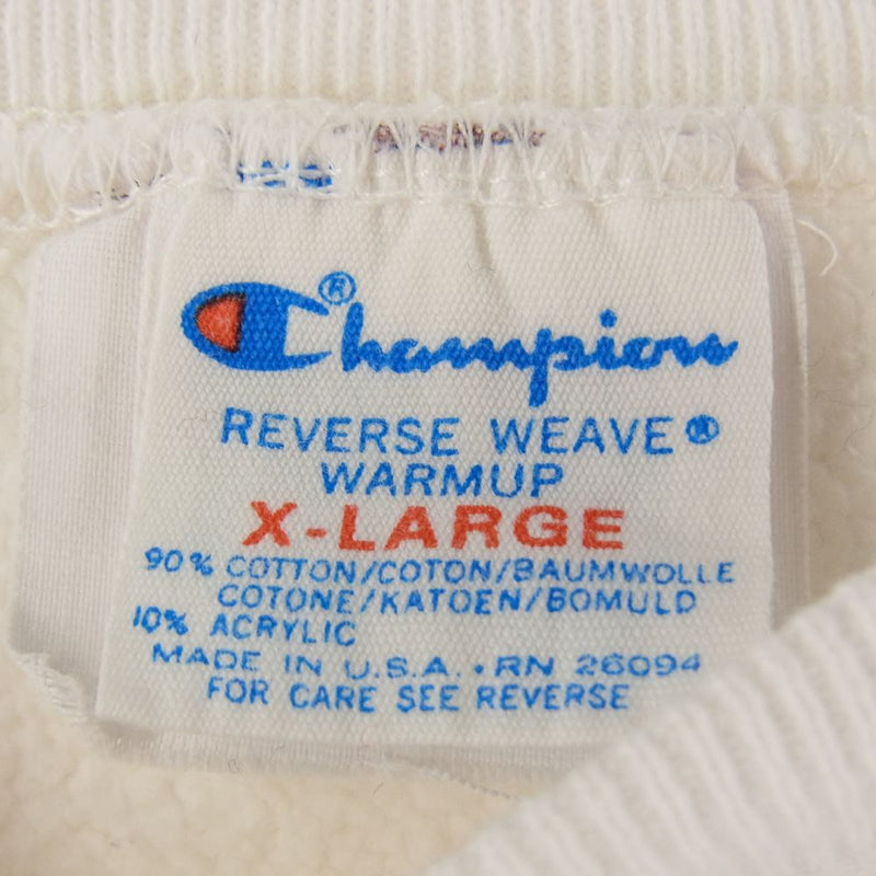 80's Champion Reverse Weave カレッジロゴ　トリコタグ