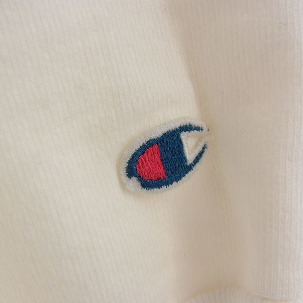Champion チャンピオン 80s USA製 ビンテージ REVERSE WEAVE リバースウィーブ トリコタグ カレッジ ロゴ スウェット ホワイト系 ブルー系【中古】