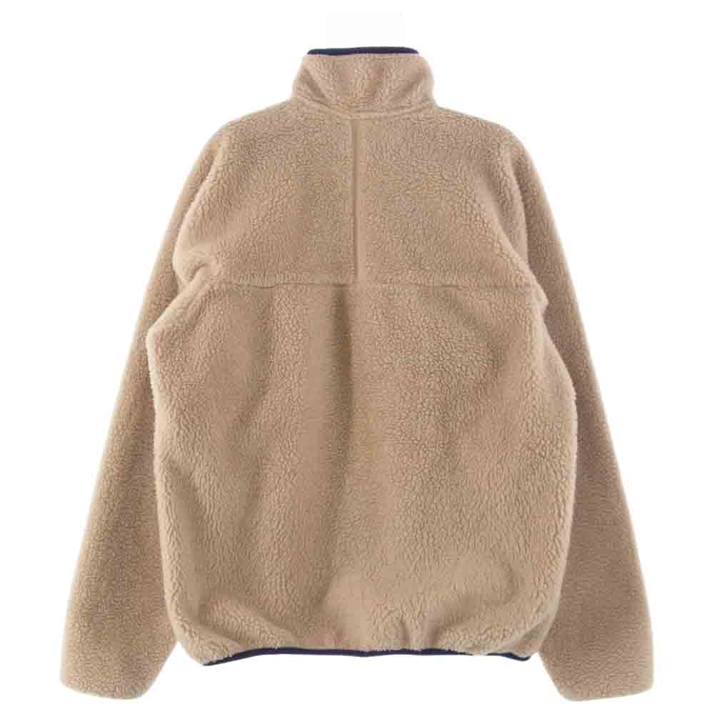 patagonia パタゴニア 90s USA製 ビンテージ ベビーレトロ カーディガン フリース ジャケット ブラウン系 ブラック系 M【中古】