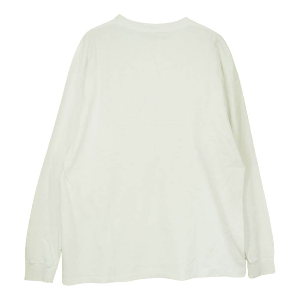 COMOLI コモリ 21SS T01-05004 空紡天竺 クルーネック 長袖 Tシャツ ホワイト系 3【中古】